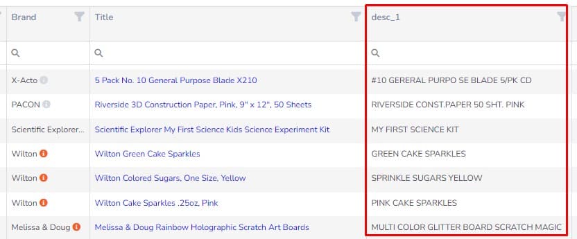 Resolving UPC/EAN Mismatches with Supplier Catalogs 3 Reference Columns2